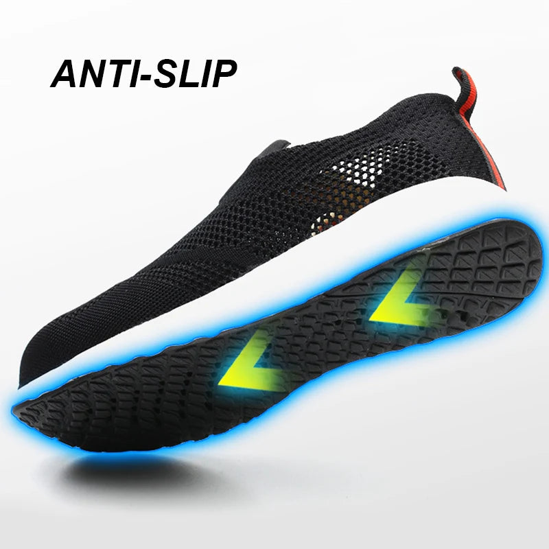 Steel Toe Shoes For Women Summer Breathable Safety Shoes Lightweight Comfortable Non Slip Work Shoes Steel Toe Sneaker For Man